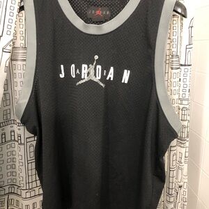 Jordan Black and White Mesh Tank